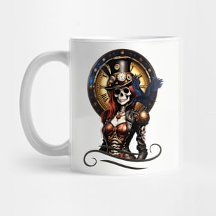 Cute Steampunk Skeleton Mug